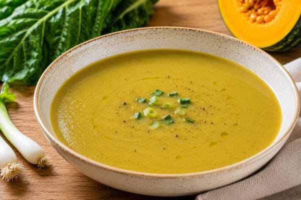 Crema de acelga y zapallo casera