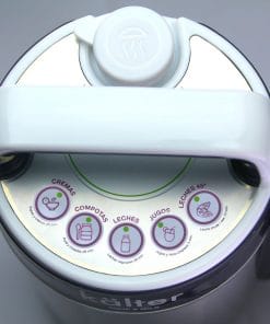 tapa soup maker kalter donde se pueden ver los cinco programas automáticos