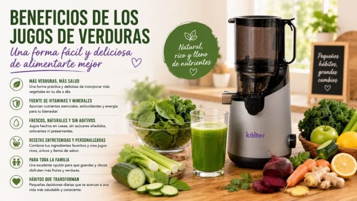Beneficios de los jugos de verduras